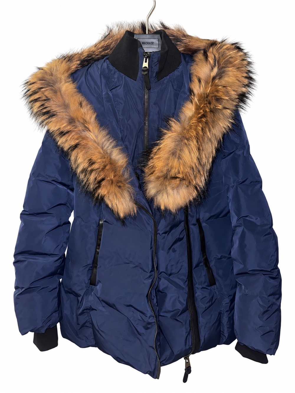Mackage ADALI-F navy blue coat
